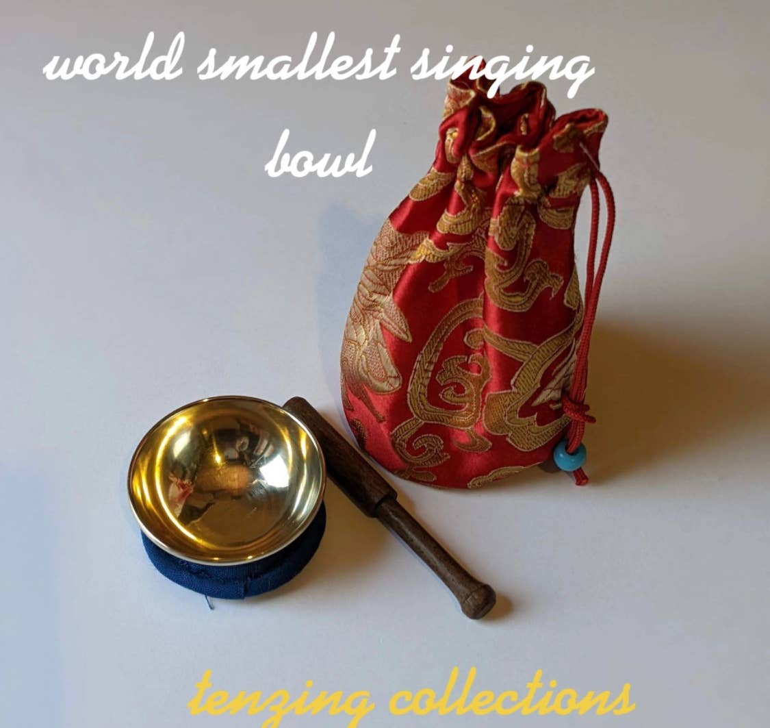 World smallest Tibetan singing bowl with amazing sounds