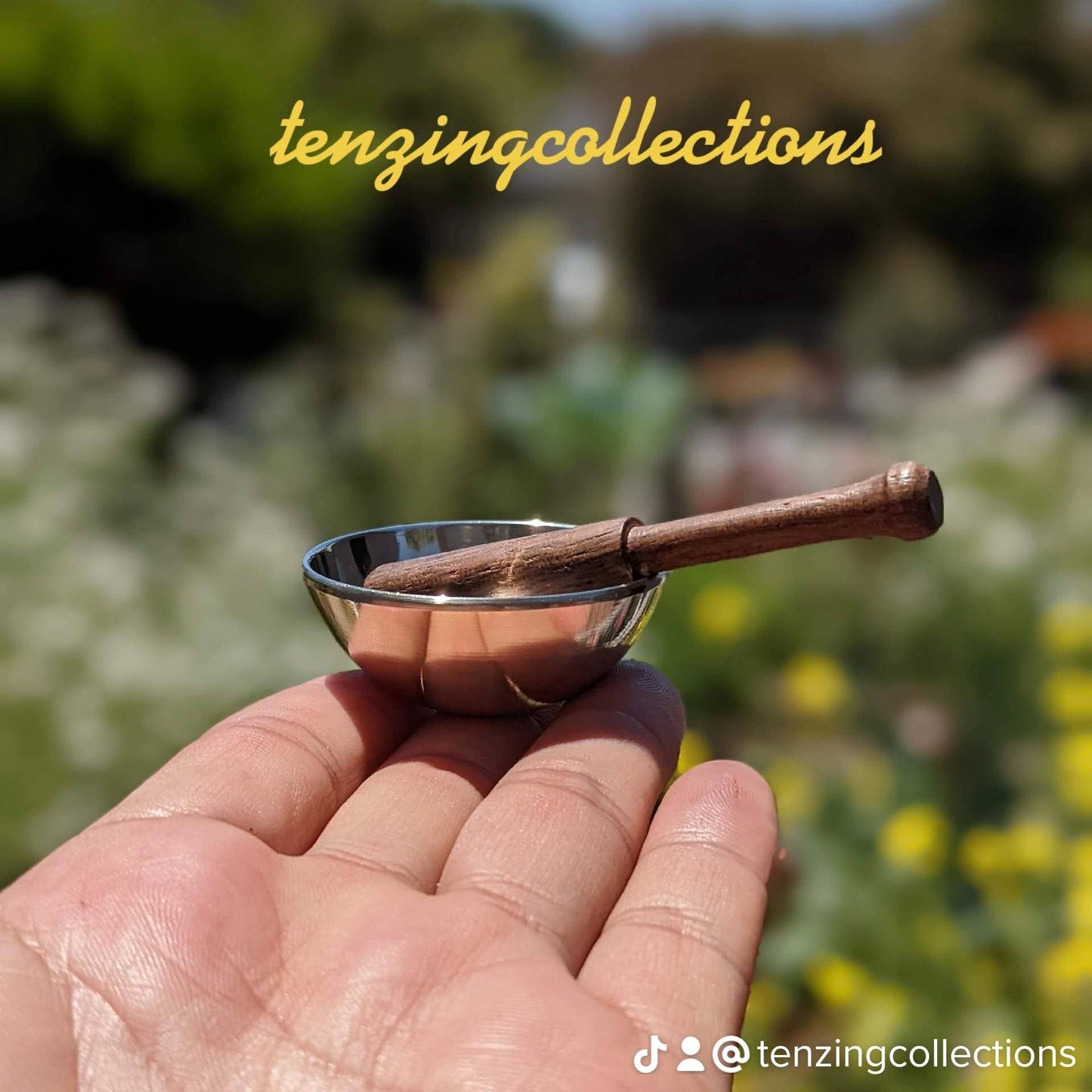 World smallest Tibetan singing bowl with amazing sounds