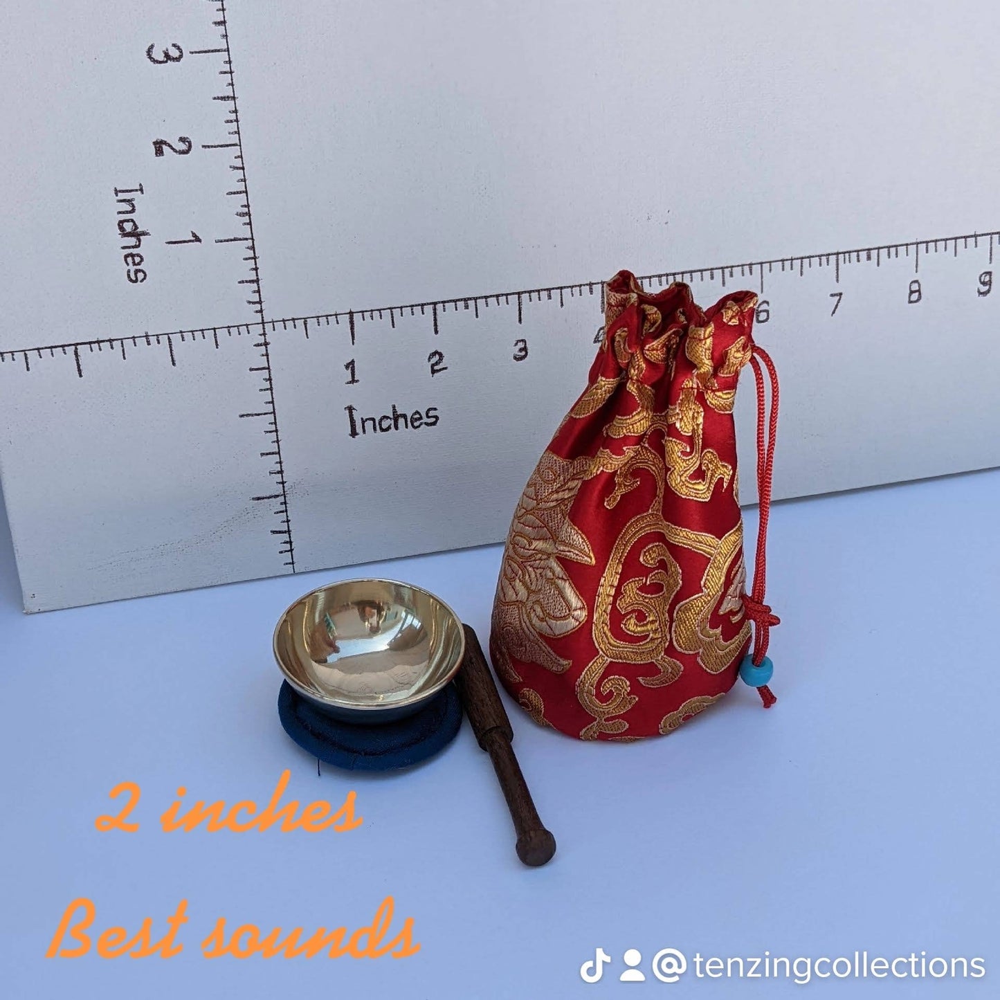 World smallest Tibetan singing bowl with amazing sounds