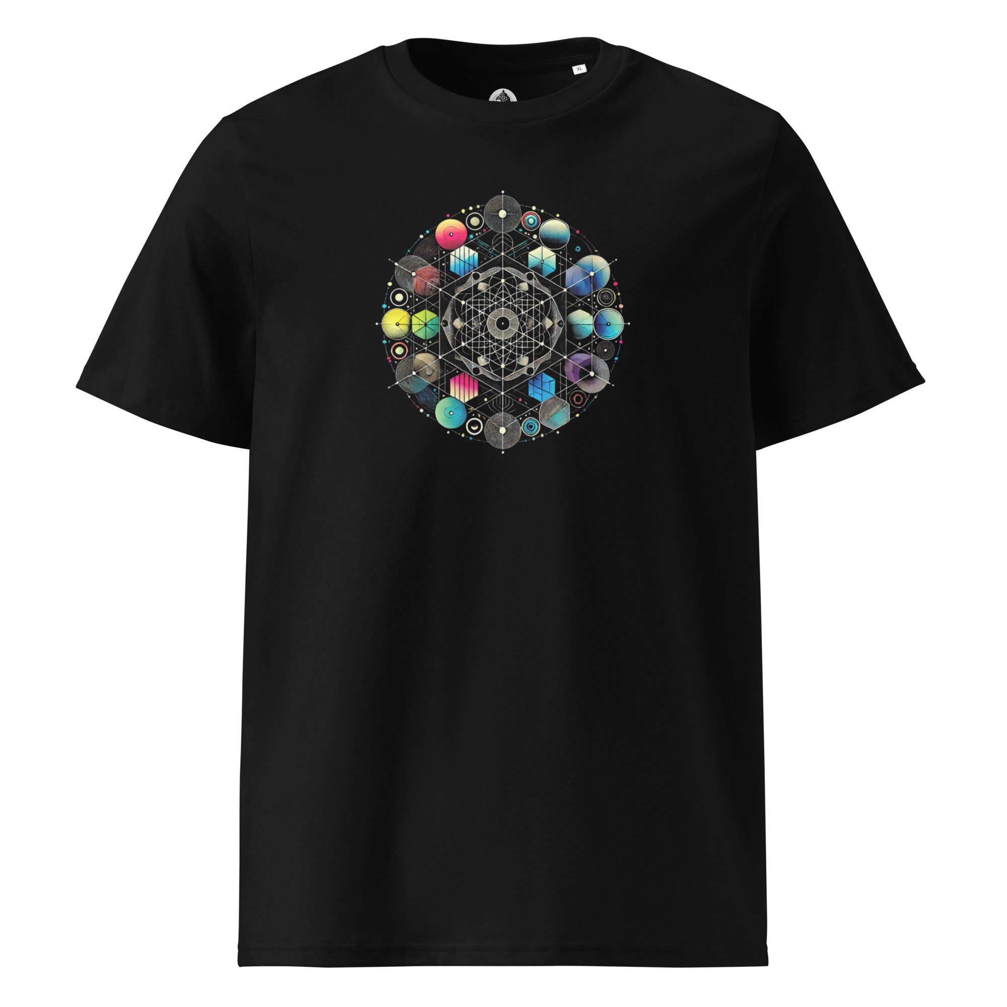 Tシャツ・カットソー IONSEOUL Garnet Pigment Half Sleeve JE1053 Men's T-shirt with tonal logo embroidery | Black | Diesel
